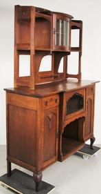 Buffetkast - Eik, Glas, Koper - Bezorging mogelijk