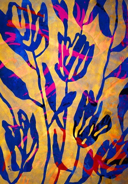 Lupo - Urban Jungle 268 - Real Gold - XXL-NO Reserve, Antiek en Kunst, Kunst | Designobjecten