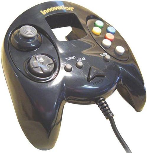 Innovation Wired Controller-Zwart (Sega Dreamcast) NIEUW, Spelcomputers en Games, Spelcomputers | Sega, Nieuw, Ophalen of Verzenden