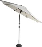 2dekans | Hartman parasol - 300cm - Sunline - Lichtgrijs, Tuin en Terras, Ophalen of Verzenden, Zo goed als nieuw