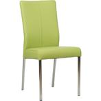 Leren eetkamerstoel Comfort - Toledo Lime (felgroen) -, Huis en Inrichting, Stoelen, Overige kleuren, Nieuw, Leer, Ophalen of Verzenden