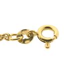 Gouden lange gedraaide schakel ketting | 70 cm (veerring), Sieraden, Tassen en Uiterlijk, Kettingen, Ophalen of Verzenden, Gebruikt