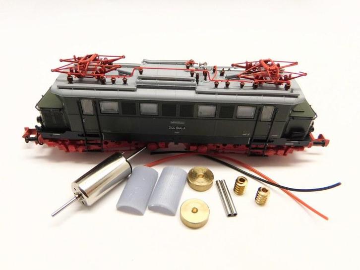 micromotor NB005C motor ombouwset voor Brawa BR 144, BR, Hobby en Vrije tijd, Modeltreinen | N-Spoor, Gelijkstroom, Overige typen