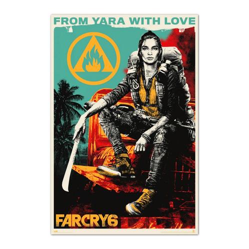 Poster Far Cry 6 From Yara With Love 61x91,5cm, Verzamelen, Posters, Nieuw, A1 t/m A3, Verzenden
