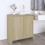 vidaXL Dressoir 70x41x75 cm bewerkt hout sonoma eikenkleurig, Huis en Inrichting, Verzenden, Nieuw, 50 tot 100 cm, 25 tot 50 cm