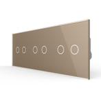 Livolo | Goud | 2+2+2 | Rolluik schakelaar | EC | Smart Home, Doe-het-zelf en Verbouw, Ophalen of Verzenden, Nieuw