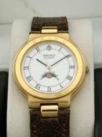 Seiko - Zonder Minimumprijs - 18K GP Vintage Moonphase Dress