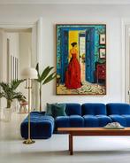 E. García - LA MODELO Y EL VESTIDO ROJO XL (NO RESERVE)