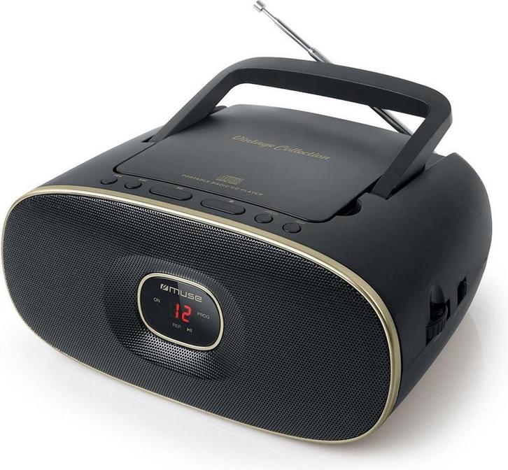 Muse MD-202 VT - Draagbare radio, CD-speler - zwart, Audio, Tv en Foto, Mp3-spelers | Overige merken, Verzenden