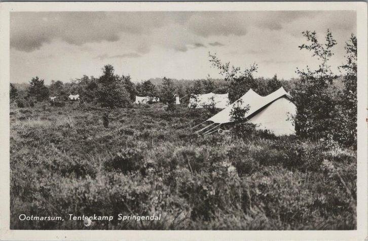OOTMARSUM - Tentenkamp Springendal, Verzamelen, Ansichtkaarten | Nederland, Verzenden