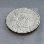 Nederland. Wilhelmina. 2 1/2 Gulden 1943 D (Zonder, Postzegels en Munten, Munten | Nederland