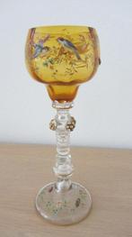 Moser - Wijnglas - Kristal - Czech Moser glass Emaillé, Antiek en Kunst, Antiek | Glas en Kristal