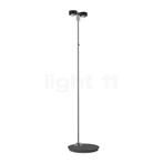 Top Light Puk Floor Mini Twin Vloerlamp LED, zwart mat/chroo, Huis en Inrichting, Lampen | Vloerlampen, Verzenden, Nieuw