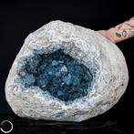 Natuurlijke Celestiet-kristal druse, Madagaskar 41 kg -