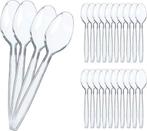 100x Herbruikbare Lepel - Transparant - 18 cm, Huis en Inrichting, Keuken | Bestek, Kunststof, Nieuw, Ophalen of Verzenden, Vaatwasserbestendig