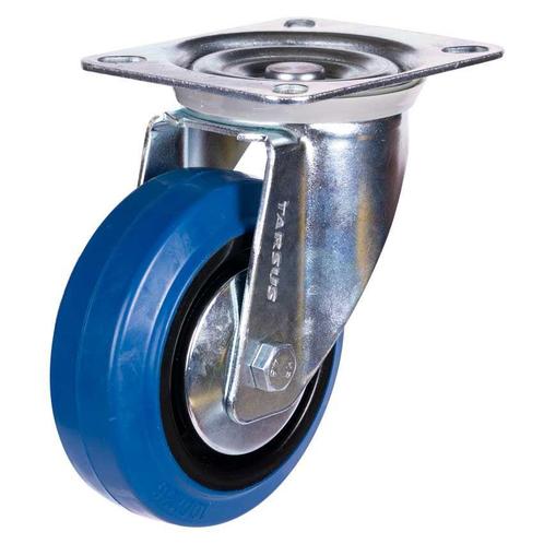 Zwenkwiel heavy 100mm blauw model, Doe-het-zelf en Verbouw, Overige Doe-het-zelf en Verbouw, Nieuw, Verzenden