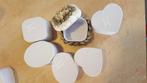 Set 4 dozen dhz papiermaché rond, hart, vierkant ovaal set4, Hobby en Vrije tijd, Knutselen, Ophalen of Verzenden, Nieuw