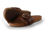 Manfield Slippers in maat 40 Bruin | 10% extra korting, Kleding | Dames, Schoenen, Slippers, Bruin, Verzenden, Zo goed als nieuw