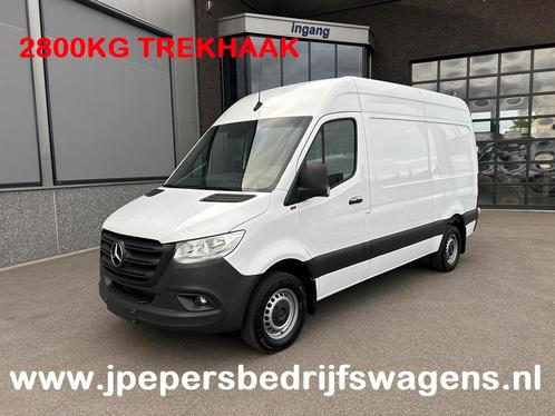 Zakelijke Lease |  Mercedes-Benz Sprinter 317 CDI L2 H2 2800, Auto's, Bestelauto's, Onderhoudsboekje, Lease, Zwart, Handgeschakeld