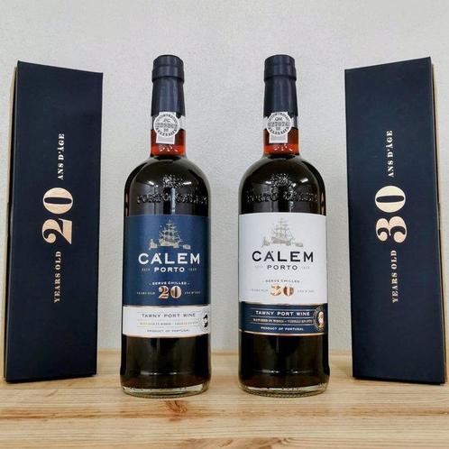 Calem 30 & 20 Years Old Tawny -  Porto  - 2 Flessen (0.75, Verzamelen, Wijnen