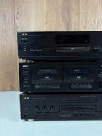 Akai - AM-26 Amplifier + HX-27W Cassette Deck + CD-19, Nieuw