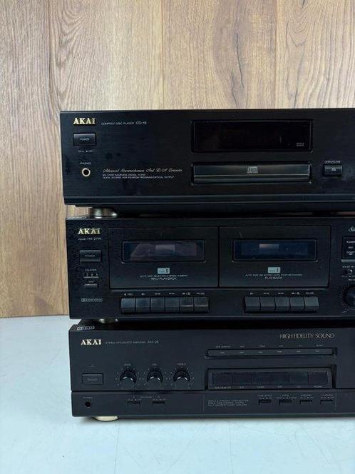 Akai - AM-26 Amplifier + HX-27W Cassette Deck + CD-19, Audio, Tv en Foto, Radio's