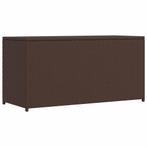 vidaXL Tuinbox 120x50x60 cm poly rattan bruin, Verzenden, Nieuw