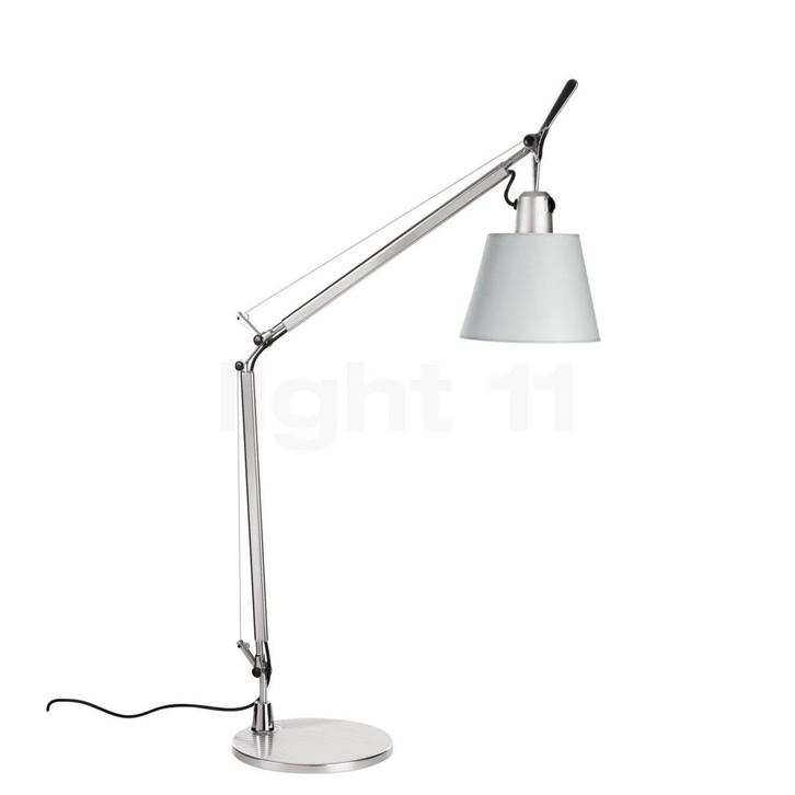 Artemide Tolomeo Basculante Tavolo, satin - met lampvoet, Huis en Inrichting, Lampen | Tafellampen, Nieuw, Verzenden