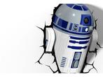 3D Light FX R2-D2 - 3D Wandlamp LED - Draadloos met Crack, Huis en Inrichting, Verzenden, Nieuw