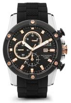 VNDX Young Rebel Big Boy Silver Black LS33047-01 horloge, Sieraden, Tassen en Uiterlijk, Overige merken, Staal, Verzenden, Polshorloge