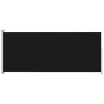 Uittrekbaar Tuinscherm 180x500cm Zwart | Gebruikt | 64% K..., Tuin en Terras, Tuinschermen, Staal, Nieuw, Ophalen of Verzenden