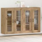 vidaXL Muurkasten 2 Stuks Artisan Eiken 69,5 x 34 x 90 cm, Minder dan 50 cm, Verzenden, Nieuw, Minder dan 100 cm