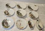 Tafelservies (18) - Porselein - Servies koud beschilderd