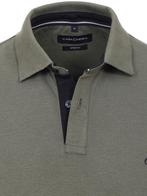 Casa Moda Polo Shirt Comfort Fit Effen Stretch Groen, Kleding | Heren, Polo's, Verzenden, Nieuw, Groen