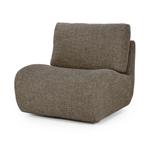 Fauteuil Eleonora LUCIA Bruin *NIEUW*, Nieuw, 75 tot 100 cm, Ophalen of Verzenden, 75 tot 100 cm