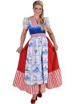 Delfts blauw Holland jurk lang, Kleding | Dames, Carnavalskleding en Feestkleding, Ophalen of Verzenden, Nieuw