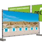 Bouwhekdoeken Strandhuisjes Texel 335x174 cm, Nieuw