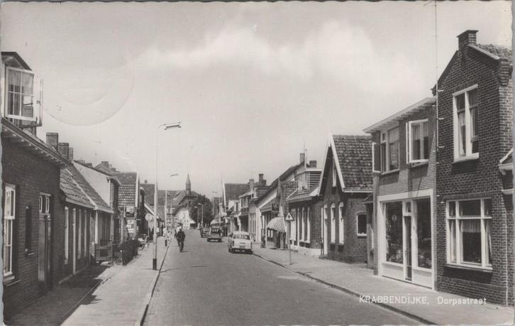 KRABBENDIJKE - Dorpstraat, Verzamelen, Ansichtkaarten | Nederland