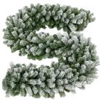 Ruhhy Kerstslinger met sneeuw 270 cm – Dikke kunstguirlan., Ophalen of Verzenden, Nieuw