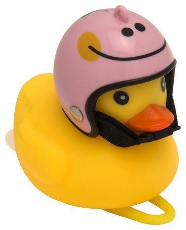 Badeend fietsverlichting / fietstoeter Smile helm, Fietsen en Brommers, Fietsaccessoires | Overige Fietsaccessoires, Nieuw