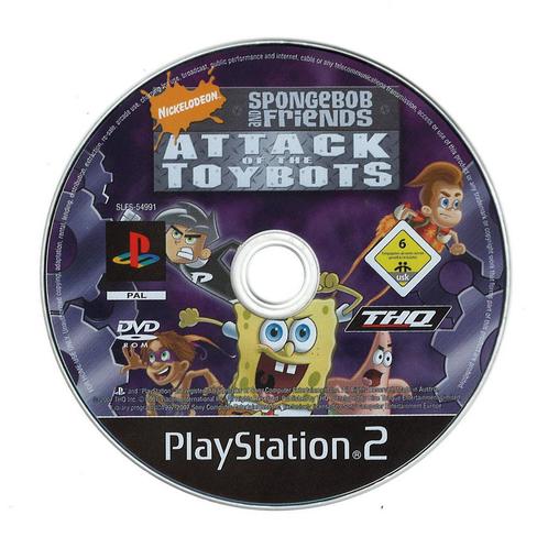 Nicktoons Attack of the Toybots (losse disc) (PlayStation 2), Spelcomputers en Games, Games | Sony PlayStation 2, Gebruikt, Verzenden