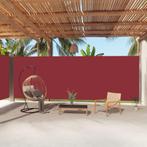 vidaXL Windscherm uittrekbaar 220x1000 cm rood, Verzenden, Nieuw