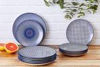 Tweedekans | Service Les essentiels - 18 stuks - Donker, Huis en Inrichting, Keuken | Servies, Ophalen of Verzenden, Zo goed als nieuw