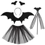 Halloween Set Vleermuis 4 delig, Verzenden, Nieuw