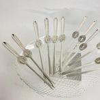 Bestekset (12) - Kreeft- of zeevruchtenkeuzes - Verzilverd