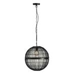 Hanglamp HERMI II 50.0 cm 1-lichts Zwart, Huis en Inrichting, Lampen | Hanglampen, Ophalen of Verzenden, Nieuw, Metaal, 75 cm of meer
