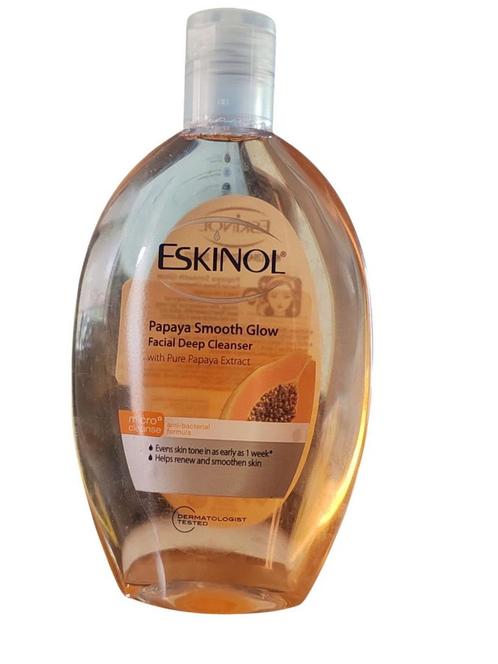 Eskinol Papaya Smooth Glow Gezichtsdiepe Reiniger, Sieraden, Tassen en Uiterlijk, Beautycases, Ophalen of Verzenden