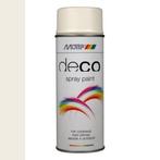 Motip Deco Paint Ral 9010 Helder Wit Hoogglans 400 ml, Nieuw, Verzenden