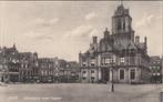 DELFT - Stadhuis met Markt, Verzenden, Gelopen