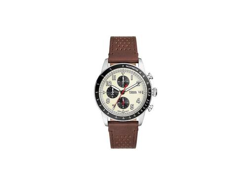 Fossil FS6042 Mannen Horloge - Bruin, Huis en Inrichting, Woonaccessoires | Overige, Nieuw, Verzenden